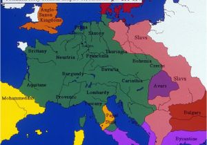 Map Of Modern Day Europe 24 Empire Of Charlemagne Franks the Charles Charles