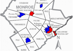 Map Of Monroe County Michigan Monroe County Pennsylvania Wikipedia