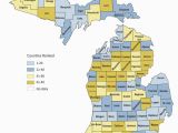 Map Of Monroe Michigan Poverty Worsens for Michigan Children Map Wdet