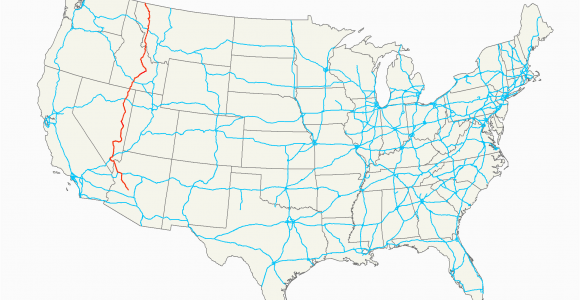 Map Of Montana and Canada U S Route 93 Wikipedia