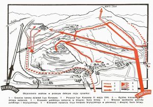 Map Of Monte Cassino Italy Monte Cassino Battle Map A