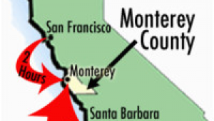 Map Of Monterey County California Maps Of Monterey County Travel Information and attractions