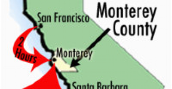 Map Of Monterey County California Maps Of Monterey County Travel Information and attractions