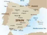 Map Of Morocco and Spain Highlights Of Barcelona