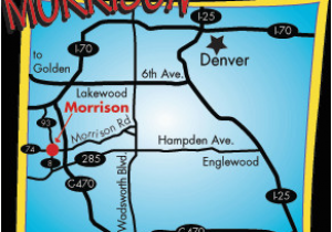Map Of Morrison Colorado Our Location Morrison Co Whitewater Rafting Denver Colorado