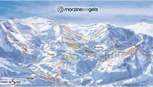 Map Of Morzine France Pistenplan Les Portes Du soleil Morzine Avoriaz Les Gets Cha Tel