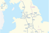 Map Of Motorways In England Controlled Access Highway Infogalactic the Planetary