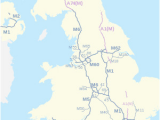 Map Of Motorways In England Controlled Access Highway Infogalactic the Planetary