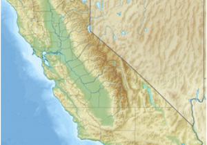 Map Of Mountain Ranges In California Santa Cruz Mountains Wikipedia