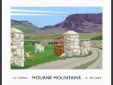 Map Of Mourne Mountains northern Ireland Mourne Mountains Hare S Gap