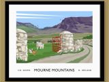 Map Of Mourne Mountains northern Ireland Mourne Mountains Hare S Gap