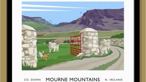 Map Of Mourne Mountains northern Ireland Mourne Mountains Hare S Gap