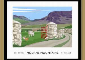 Map Of Mourne Mountains northern Ireland Mourne Mountains Hare S Gap