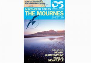 Map Of Mourne Mountains northern Ireland Os Irish Discoverer 29 the Mournes 1 50000