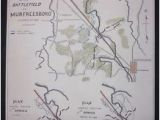 Map Of Murfreesboro Tennessee Murfreesboro Tennessee Civil War Battlefield Color 1862 Map Troop