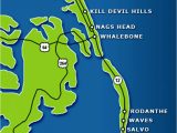 Map Of Nags Head north Carolina Fishing the Outer Banks