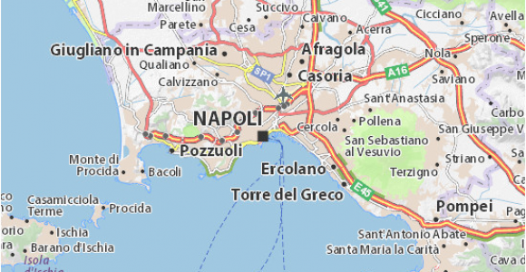 Map Of Naples Italy area Map Of Naples Michelin Naples Map Viamichelin