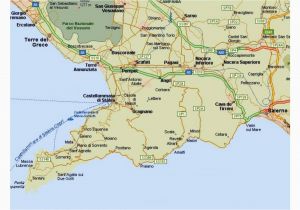 Map Of Naples Italy tourist attractions Amalfi Coast tourist Map and Travel Information