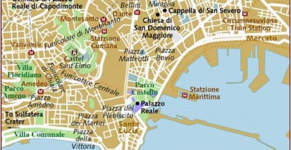 Map Of Naples Italy tourist attractions Map Of Naples