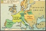 Map Of Napoleonic Europe 1812 Historical Map Of Europe Stock Photos Historical Map Of