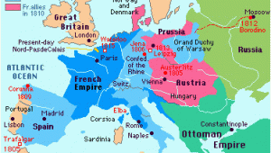 Map Of Napoleonic Europe In 1812 Europe Circa 1800 Map Magic Map Historical Maps