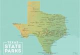 Map Of National Parks In Texas Amazon Com Best Maps Ever Texas State Parks Map 18×24 Poster Green