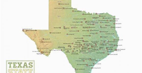 Map Of National Parks In Texas Amazon Com Best Maps Ever Texas State Parks Map 18×24 Poster Green