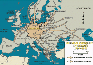 Map Of Nazi Controlled Europe German Conquests In Europe 1939 1942 the Holocaust