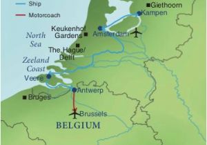 Map Of Netherlands Belgium and France Waterways Of Holland and Belgium Smithsonian Journeys