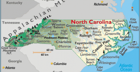 Map Of New Bern north Carolina north Carolina Map Geography Of north Carolina Map Of north