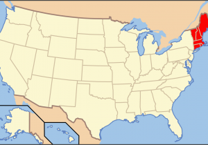 Map Of New England area List Of Mammals Of New England Wikipedia