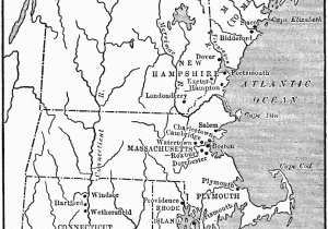 Map Of New England Colonies 1600s the New England Colonies In the 1600s Great Maps Genealogy