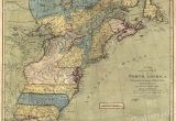 Map Of New England Colonies Map Of north America 1771 Early American Colonies 16×20