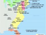 Map Of New England Middle and southern Colonies English Settlements In America Us History I Os Collection