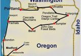 Map Of Newport oregon Route Map oregon Hiking Trails 14 Day tour Backpacking Hiking