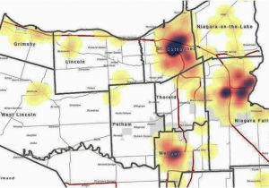 Map Of Niagara Region Canada Opioid Overdoses soared More Than 200 In Niagara In 2017