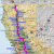 Map Of No California I 5 northern California Map with Cities and Rest Stops Marked Great