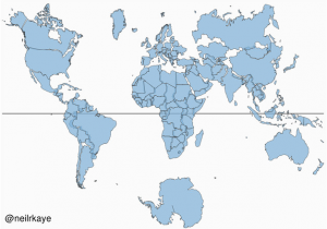 Map Of north America and Europe together True Scale Map Of the World Shows How Big Countries Really are