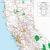 Map Of north California Cities Map Of northern California