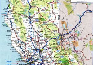 Map Of north California Coast Map northern California Coastal Cities Printable Map Od United
