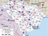 Map Of north Carolina and south Carolina Beaches Map Of south Carolina Highways