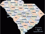 Map Of north Carolina and south Carolina Beaches south Carolina County Maps