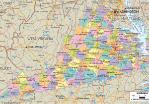 Map Of north Carolina and Virginia Cities Map Of State Of Virginia with Outline Of the State Cities towns