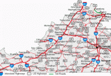 Map Of north Carolina and Virginia Cities Map Of Virginia Cities Virginia Road Map