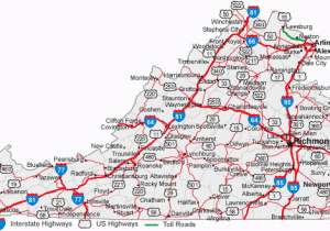 Map Of north Carolina and Virginia Cities Map Of Virginia Cities Virginia Road Map