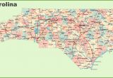 Map Of north Carolina Cities and Counties Road Map Of north Carolina with Cities