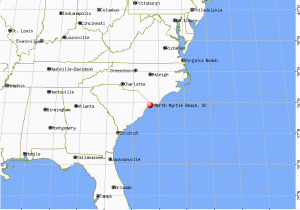 Map Of north Carolina Coast Beaches Map Of Myrtle Beach Sc Maps Directions