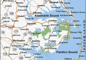 Map Of north Carolina Coastal towns north Carolina East Coast Map Bnhspine Com