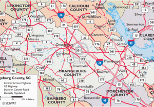 Map Of north Carolina Colleges Maps Of orangeburg County south Carolina