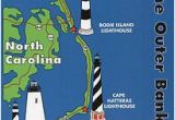 Map Of north Carolina Lighthouses Outer Banks Lighthouses State Map Cape Hatteras north Carolina 5